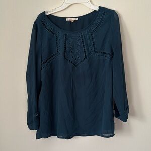 Skies Are Blue Blouse